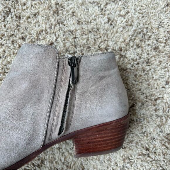 Sam Edelman Women's Petty Ankle Boot Grey Suede Size 9.5 - Picture 4 of 7